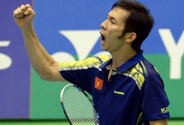 Nguyễn Tiến Minh thắng đậm Kento Momota, đăng quang chức vô địch quý giá