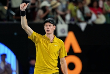 Lịch thi đấu tennis 26/1: Sinner sáng cửa vào tứ kết Australian Open