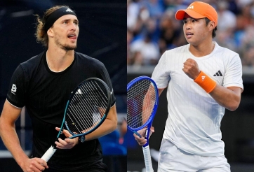 Trực tiếp tennis Alexander Zverev vs Learner Tien, 9h30 hôm nay 27/1