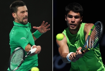 Trực tiếp tennis Novak Djokovic vs Carlos Alcaraz, 15h30 hôm nay 1/2