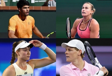 Xác định các tay vợt lọt tứ kết Indian Wells 2026