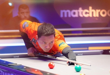 Billiards Việt Nam chỉ còn 'một mạng' ở giải billiards danh giá châu Âu