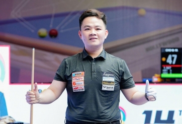 Trực tiếp carom 3 băng Bao Phương Vinh vs Kim Haeng-jik, 17h00 hôm nay 8/5
