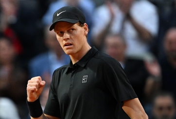 Sinner thắng nhàn trận ra quân Rome Masters 2026