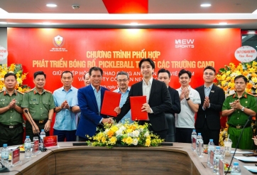 Nâng tầm và phối hợp phát triển bóng rổ, pickleball trong các trường CAND