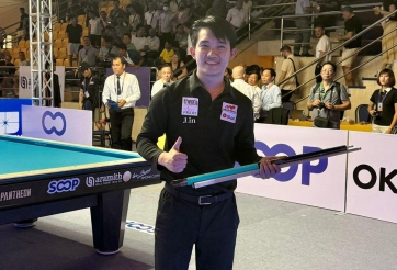 Trực tiếp carom 3 băng Chiêm Hồng Thái vs Frederic Caudron, 17h30 hôm nay 24/5
