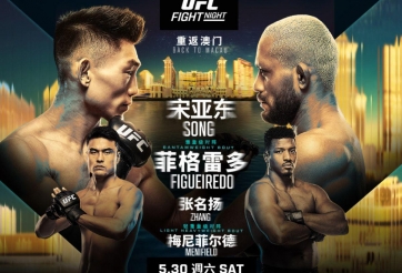 Lịch thi đấu UFC Macau: Song vs Figueiredo mới nhất