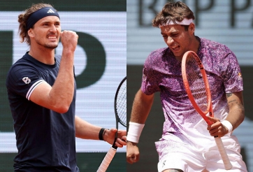 Trực tiếp tennis Alexander Zverev vs Flavio Cobolli, 20h00 hôm nay 7/6