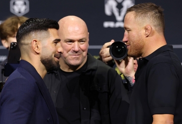 Topuria và Gaethje đấu võ mồm cực căng trước thềm đối đầu ở Nhà Trắng