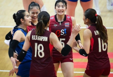 'Sá sị' tỏa sáng, bóng chuyền nữ Thái Lan thắng trận đầu tiên ở VNL 2026