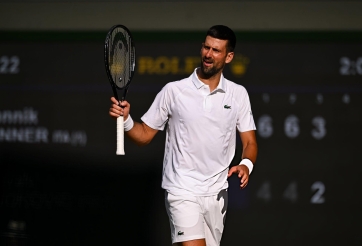 Djokovic: 'Tôi thua Sinner toàn diện'