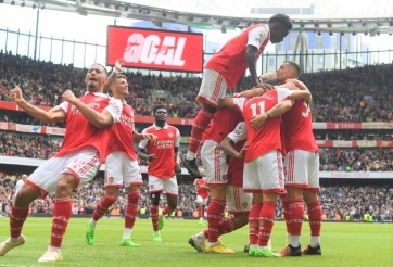 Quật ngã Lữ đoàn Đỏ, Arsenal hiên ngang đòi lại ngôi đầu từ Man City