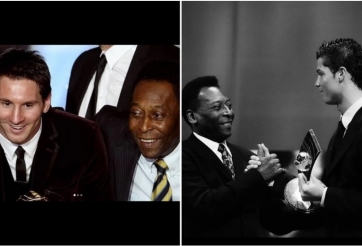 Ronaldo và Messi gửi lời tri ân đến Vua bóng đá Pele