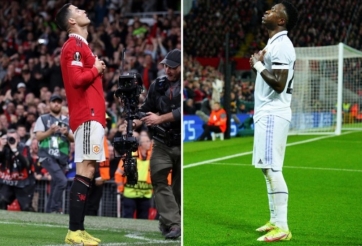 Nhấn chìm Liverpool, Vinicius có hành động đặc biệt hướng về Ronaldo