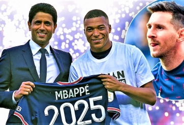 Tạm biệt Messi, PSG sẽ chiêu mộ 'sát thủ khét tiếng' đá cặp với Mbappe