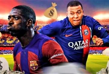 Xong vụ Dembele, PSG mua tiếp bom tấn 70 triệu Euro về thay Mbappe?