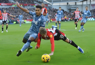 Thắng nghẹt thở Brentford, Aston Villa áp sát ngôi đầu BXH Ngoại hạng Anh