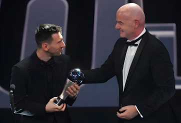 CĐV quốc tế phản ứng dữ dội sau khi Messi giành FIFA The Best 2023