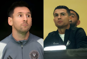 Phản ứng trái chiều của Ronaldo và Messi trong ngày Inter Miami thua thảm