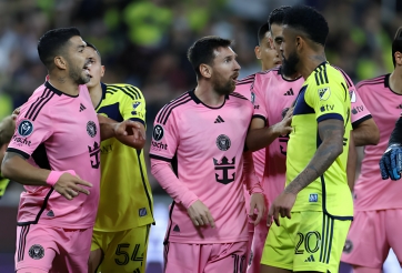 Messi-Suarez tỏa sáng giúp Inter Miami thoát hiểm trước Nashville