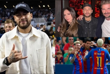 Gặp gỡ Neymar, David Beckham lên tiếng về khả năng tái hợp tam tấu MSN