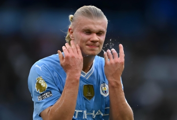 Tàng hình cả trận, Haaland 'gấp đôi nỗi sầu' khi bị sao Arsenal cà khịa nóng mặt