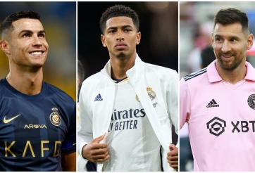 Cầu thủ hay nhất? Bellingham đưa ra lựa chọn giữa Ronaldo và Messi
