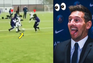 Con trai Messi gây sốt: Ghi 5 bàn, sút phạt và solo đủ cả