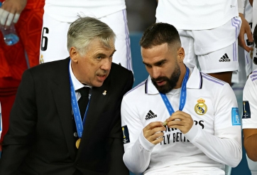 Carvajal: 'Thành công của Real Madrid là nhờ Carlo Ancelotti'