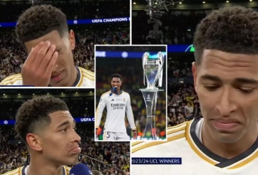 Bellingham bật khóc, chia sẻ đầy xúc động sau khi vô địch Cúp C1