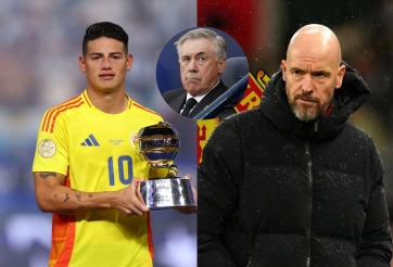 Tin chuyển nhượng 26/8: James Rodriguez tái xuất Madrid, MU chia tay công thần