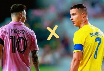 Ronaldo đá phạt siêu hạng tại Al Nassr, vẫn thua Messi một điều