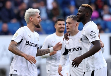 Khẳng định sức mạnh, Leverkusen đại thắng trong trận cầu 5 bàn