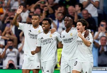 Mbappe-Vinicius tỏa sáng, Real Madrid áp sát ngôi đầu La Liga của Barca