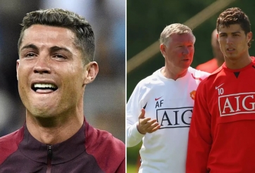 Ronaldo bật khóc trong buổi tập của MU