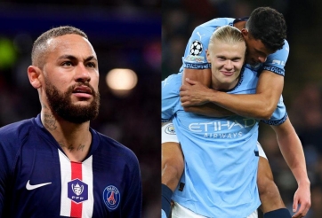 Haaland chính thức vượt qua Neymar tại Cúp C1