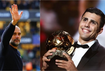 Pep Guardiola: 'Nếu không có tôi, Rodri sẽ không giành Quả bóng Vàng'