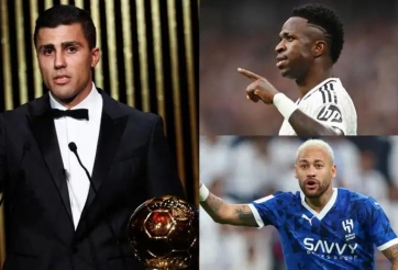 Neymar đáp trả Rodri vì lời chế giễu Vinicius Jr