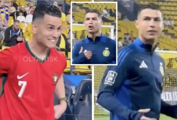 Ronaldo gặp bản sao, nói một câu khiến anh chàng kia đứng hình