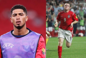 Jude Bellingham vượt mặt Rooney tại ĐT Anh