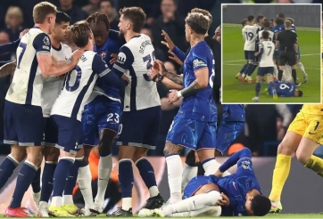 Trận Chelsea vs Tottenham xảy ra xô xát