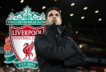 HLV Mikel Arteta quyết tâm phá hỏng giấc mơ vô địch của Liverpool