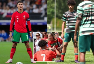 Chỉ 1 hành động, con trai Ronaldo đã khiến tất cả phải run sợ