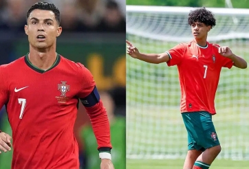 Xuất sắc lập cú đúp, Ronaldo Jr giúp Bồ Đào Nha lên ngôi vô địch