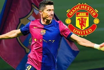 Thay thế Lewandowski, Barca bất ngờ chọn mua tiền đạo của MU