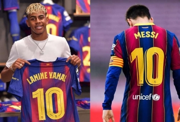 Top huyền thoại mang áo số 10 của Barcelona: Messi và những 'quái vật'