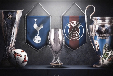 Siêu Cup châu Âu giữa PSG vs Tottenham: Đại tiệc mở màn mùa giải