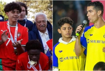 CHÍNH THỨC: Con trai Ronaldo giành danh hiệu thứ 3 cùng Bồ Đào Nha