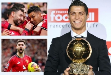 Bruno Fernandes chính thức sánh ngang Ronaldo phiên bản Quả bóng vàng