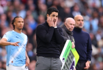 HLV Mikel Arteta thốt lên 1 điều khi Arsenal gục ngã trước Man City